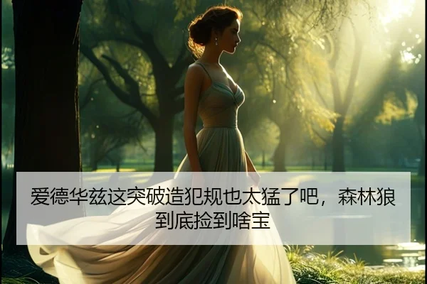爱德华兹这突破造犯规也太猛了吧，森林狼到底捡到啥宝